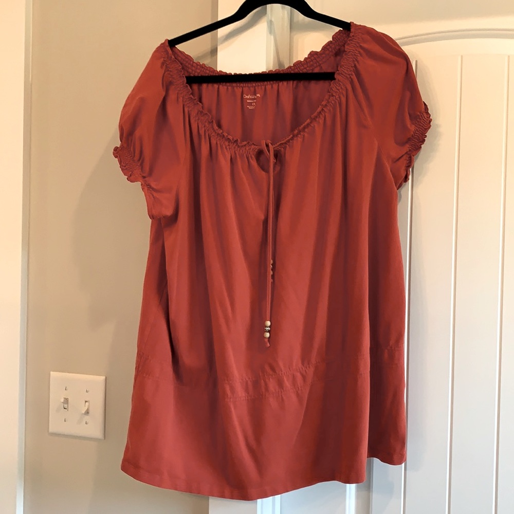Burnt orange top